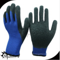 SRSAFETY 10 Gauge Polycotton beschichtete blaue Latex Palm Handling Latex Handschuhe